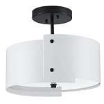 Потолочный светильник круглый светодиодный Semicircular White Panels белый варинант исполнения - 3 | Loft Concept в Казани