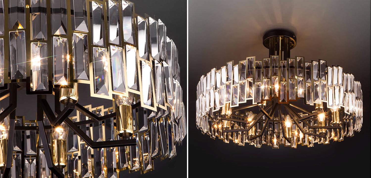Потолочная люстра Darkness Chandelier gold 71 Потолочная люстра Darkness Chandelier gold 71 - Loft-Concept в Казани
