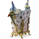 Ваза фарфоровая с попугаями Ferra варинант исполнения - 3 | Loft Concept в Казани