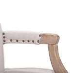 Кресло Aubrey Classical Armchair beige flax варинант исполнения - 4 | Loft Concept в Казани