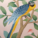 Обои ручная роспись Amazonia Florence Pink dyed silk варинант исполнения - 7 | Loft Concept в Казани