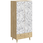 Шкаф с принтом Cotton варинант исполнения - 1 | Loft Concept в Казани