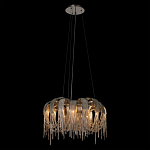 Люстра подвесная круглая с изогнутыми металлическими дугами и ниспадающими цепочками 65 см Atlantis Chain варинант исполнения - 11 | Loft Concept в Казани