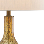 Настольная лампа с тканевым абажуром в форме цилиндра Thin Neck варинант исполнения - 1 | Loft Concept в Казани