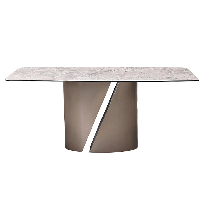 Стол обеденный керамический серый Servorios  в Казани | Loft Concept 