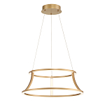 Люстра золотого цвета с 2-мя светодиодными кольцами Eurofase варинант исполнения - 2 | Loft Concept в Казани