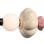 Подвесной светильник линейный с керамическими элементами 24W LED Fragrant Light варинант исполнения - 6 | Loft Concept в Казани