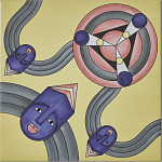 Плитка дизайнерская с узором Дива варинант исполнения - 4 | Loft Concept в Казани