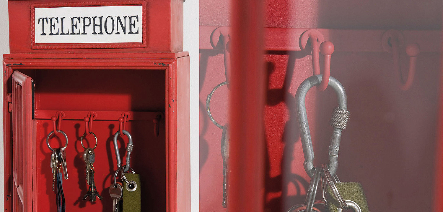 Ключница Red Telephone Box - Loft-Concept в Казани