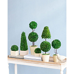 Декоративный искусственное растение Single boxwood варинант исполнения - 10 | Loft Concept в Казани