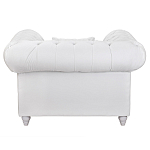 Кресло низкое с мягкой обивкой из велюра на 4-х ножках из массива березы Sophie Armchair white варинант исполнения - 3 | Loft Concept в Казани