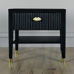 Прикроватная тумбочка с ящиком Elsa Dreams Black варинант исполнения - 5 | Loft Concept в Казани