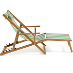 Шезлонг из акации и ткани Venezuela варинант исполнения - 6 | Loft Concept в Казани