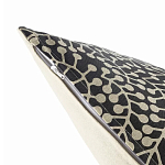 Подушка декоративная черного цвета Blossom Essence Grace варинант исполнения - 3 | Loft Concept в Казани