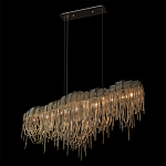 Люстра подвесная с металлическими дугами и длинными цепочками 115 см Atlantis Chain варинант исполнения - 14 | Loft Concept в Казани