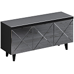 Длинная тумба с зеркальным декором Arden Cabinet варинант исполнения - 3 | Loft Concept в Казани