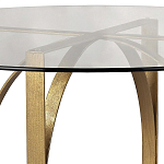 Стол обеденный круглый с основанием из 2-х пересекающихся колец Modern Geometric Silhouette варинант исполнения - 1 | Loft Concept в Казани