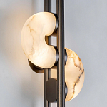 Бра  с фигурным мраморным рассеивателем Spiral of Warm Light варинант исполнения - 3 | Loft Concept в Казани