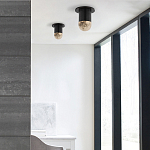 Потолочный светильник светодиодный с плафоном из натурального камня Purgatory варинант исполнения - 2 | Loft Concept в Казани