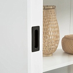 Витрина с раздвижными дверцами Wells Glass Showcase White варинант исполнения - 6 | Loft Concept в Казани