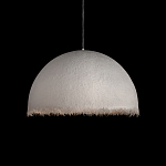 Подвесной светильник в форме купола белого цвета с ажурной бахромой Tactile Line варинант исполнения - 11 | Loft Concept в Казани