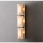 Бра из 3-х прямоугольных мраморных панелей Calling to Shine варинант исполнения - 4 | Loft Concept в Казани