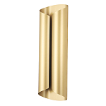 Бра с матовым цилиндрическим абажуром цвета латунь Monolith варинант исполнения - 1 | Loft Concept в Казани