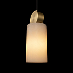 Подвесной светильник с цилиндрическим мраморным плафоном Marble square варинант исполнения - 6 | Loft Concept в Казани