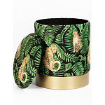 Пуф Leopards in the ferns варинант исполнения - 2 | Loft Concept в Казани