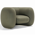 Дизайнерское полукруглое мягкое кресло CINNAMON Armchair варинант исполнения - 1 | Loft Concept в Казани