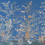 Обои ручная роспись Houghton Canton Blue варинант исполнения - 1 | Loft Concept в Казани