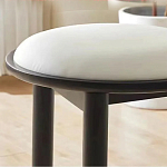 Дизайнерский стул из массива дерева с круглой спинкой Infinitude варинант исполнения - 2 | Loft Concept в Казани