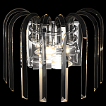 Бра цвета никель с изогнутыми хрустальными элементами Radiant Ribbons варинант исполнения - 3 | Loft Concept в Казани