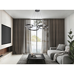 Люстра подвесная светодиодная в виде волнообразной ленты Ribbon Vortex варинант исполнения - 13 | Loft Concept в Казани