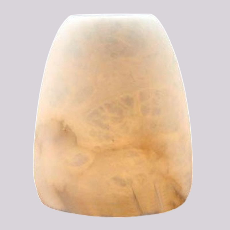 Настольная лампа в форметрапеции из натурального камня Soft Glow of Stone Латунь Белый Настольная лампа в форметрапеции из натурального камня Soft Glow of Stone Латунь Белый в Казани | Loft Concept