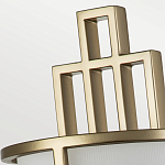 Бра с геометрическим каркасом и матовым белым цилиндрическим плафоном Feiss варинант исполнения - 5 | Loft Concept в Казани