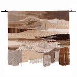 Тканый вручную монументальный настенный гобелен Earth Flow варинант исполнения - 6 | Loft Concept в Казани