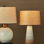 Настольная лампа фарфоровая с узором на корпусе Junction Place варинант исполнения - 4 | Loft Concept в Казани