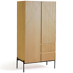 Шкаф с геометрическим рисунком на дверцах Anders Light Wood варинант исполнения - 2 | Loft Concept в Казани