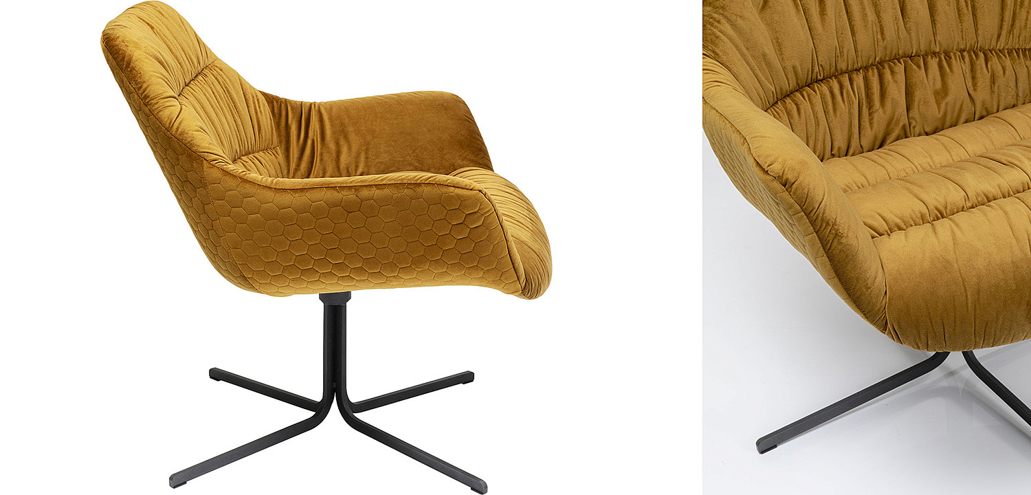 Кресло вращающееся Yellow Honeycomb - Loft-Concept в Казани