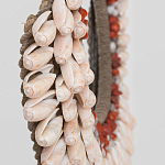 Этническое ожерелье из ракушек и бус Aboriginal Ethnic Necklace Beige Red варинант исполнения - 2 | Loft Concept в Казани