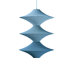 Подвесной вязаный голубой светильник «Звезда Востока 03» варинант исполнения - 2 | Loft Concept в Казани