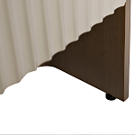 Тумба под телевизор серая с мраморной столешницей Uniqueness Marble варинант исполнения - 8 | Loft Concept в Казани