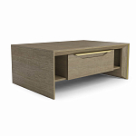 Стол журнальный с ящиками и открытыми полками Flowchart варинант исполнения - 1 | Loft Concept в Казани