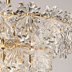 Люстра многоярусная с объемными прозрачными цветами Hanging Flowers варинант исполнения - 4 | Loft Concept в Казани