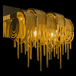 Бра с металлическими дугами и цепочками 33 см Atlantis Chain варинант исполнения - 8 | Loft Concept в Казани