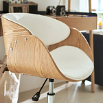 Вращающееся офисное кресло на колёсах Delwyn Chair варинант исполнения - 4 | Loft Concept в Казани