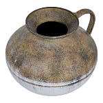 Ваза металлическая с ручкой Bygone Era варинант исполнения - 2 | Loft Concept в Казани