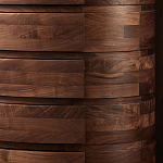 Комод деревянный с 7-ю ящиками Moon Walnut Furniture варинант исполнения - 5 | Loft Concept в Казани