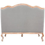 Диван двухместный из массива бука светло-серый Solid Luxury варинант исполнения - 2 | Loft Concept в Казани